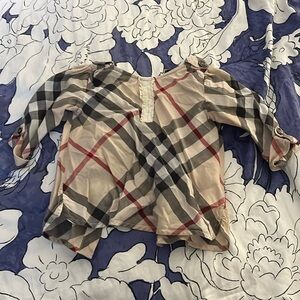 Baby girl Burberry Dress/Top size 6m